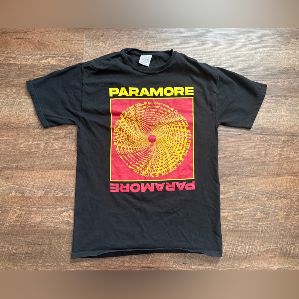 PARAMORE band t-shirt Root Circle “C'est Comme Ça" Spotify fans cotton tee sz M - Picture 7 of 12
